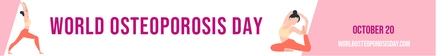 World Osteoporosis Day Website Banner