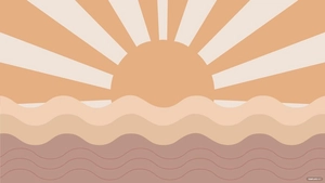 Boho Sun Background