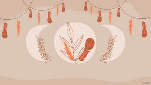 Boho Feather Background