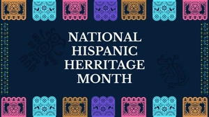 National Hispanic Heritage Month Banner Background