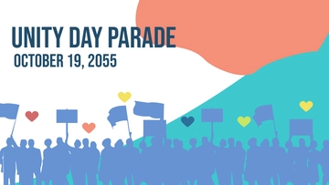 Free Unity Day Flyer Background Template to Edit Online