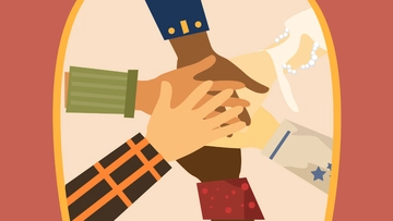 Free Unity Day Clipart Background Template to Edit Online