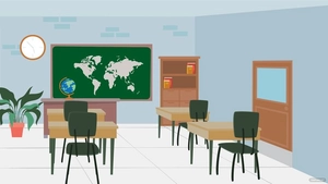 Real Classroom Background