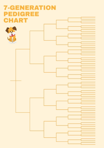 Free 7-Generation Pedigree Chart Template to Edit Online