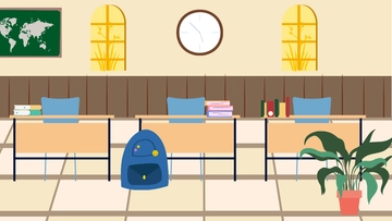 Free Classroom Desk Background Template to Edit Online
