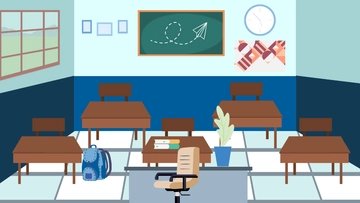 Free School Classroom Background Template to Edit Online