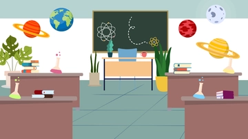 Free Science Classroom Background Template to Edit Online