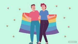 Free National Coming Out Day Wallpaper Background Template to Edit Online
