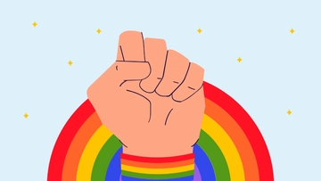 Free High Resolution National Coming Out Day Background Template to Edit Online