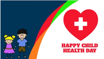 Free Child Health Day Banner Background Template to Edit Online