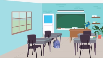 Free Inside Classroom Background Template to Edit Online