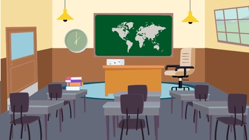Free Portrait Classroom Background Template to Edit Online