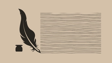 Free Black Poetry Day Design Background Template to Edit Online