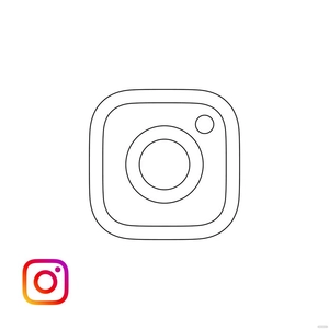 Instagram Icon Coloring Page