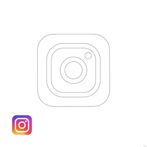 Instagram Colour Logo Coloring Page