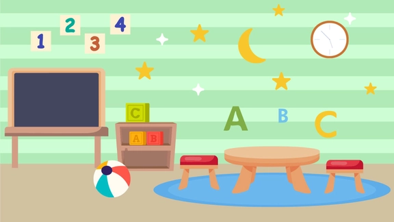 Nursery Classroom Background