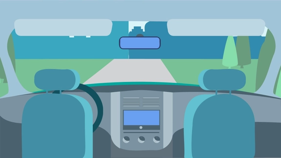 Inside Car Background