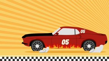 Free Car Racing Background Template to Edit Online