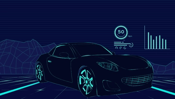 Free Car Virtual Background Template to Edit Online