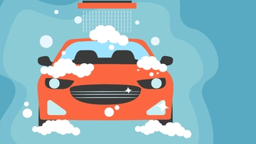 Free Car Wash Background Template to Edit Online