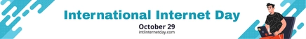 International Internet Day Website Banner
