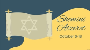 Shemini Atzeret Background