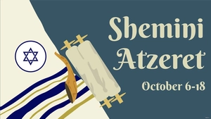 High Resolution Shemini Atzeret Background