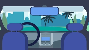 Car Driving Background