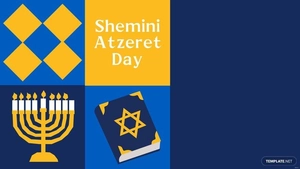 Shemini Atzeret Day Background