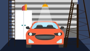 Car Garage Background