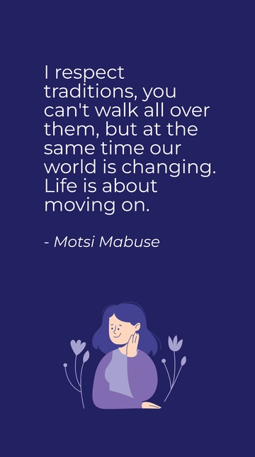 Motsi Mabuse: Balancing Tradition and Change Quote
