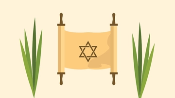 Free Simchat Torah Background Template to Edit Online
