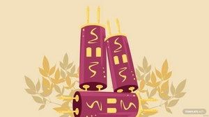 Simchat Torah Vector Background