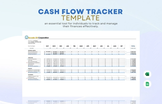 Cash Flow Tracker Template