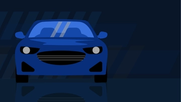 Free Blue Car Background Template to Edit Online