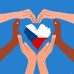 Happy Czech Founding Day Vector