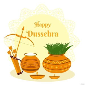 Dussehra Illustration