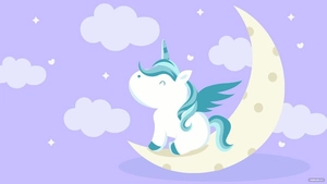 Pastel Unicorn Background