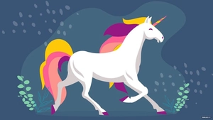 Real Unicorn Background