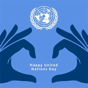 Happy United Nations Day Vector