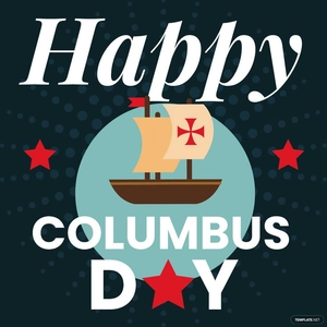 Columbus Day Design Vector