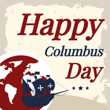 Free Columbus Day Sign Clipart Template to Edit Online Free Columbus Day Sign Clipart Template to Edit Online