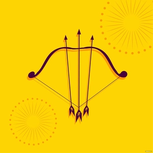 Dussehra Sign Vector