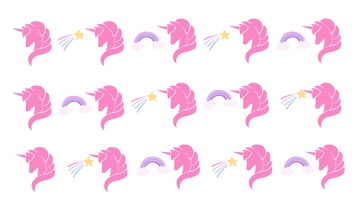 Free Unicorn Transparent Background Template to Edit Online