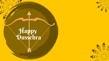 Free Dussehra Wallpaper Background Template to Edit Online