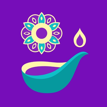 Free Diwali Clipart Template to Edit Online