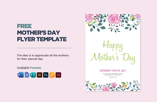 Mother's Day Flyer Template