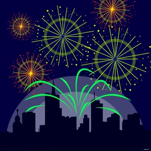 Fireworks Celebration Vector