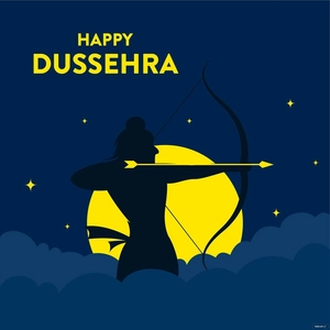 Dussehra Graphic Vector