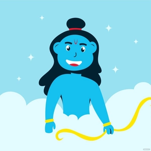 Dussehra Cartoon Vector